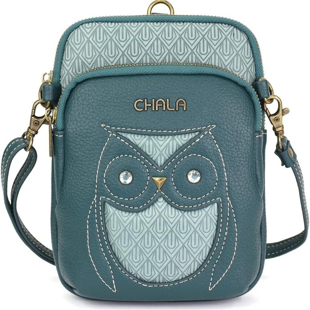 Womens Faux Leather RFID Protect Crossbody Bag Adjustable Strap Small